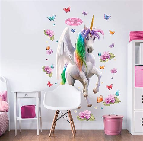 Bring a Touch of Magic to Your Walls with Walltastic Magical Unicorn Wall Art